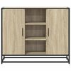 vidaXL Sideboard Sonoma-Eiche 92x35x76 cm Holzwerkstoff