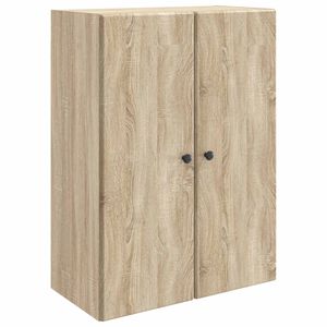 vidaXL Wandschrank 66 x 34,5 x 90 cm Holzwerkstoff Sonoma-Eiche