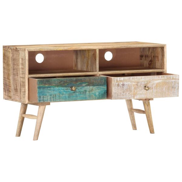 vidaXL TV-Schrank 88 x 30 x 50 cm Massivholz Mango