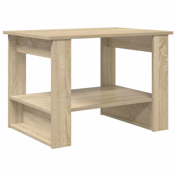 vidaXL Couchtisch Sonoma-Eiche 72 x 50 x 50 cm Holzwerkstoff