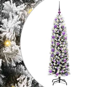 vidaXL K&uuml;nstlicher Weihnachtsbaum mit 150 LEDs mit St&auml;nder Gr&uuml;n 150 cm