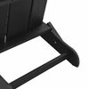 vidaXL Klappbarer Adirondack-Stuhl Schwarz 80,5 x 74,5 x 92 cm HDPE