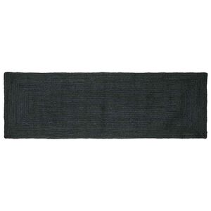 vidaXL Bereichsteppiche Rechtwinklig Dunkelgrau 80 x 250 cm Jute