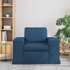 vidaXL Sofa 60cm Blau Metall