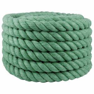 vidaXL Juteseil 40 mm Gr&uuml;n 100% Tossa Jute