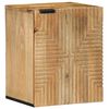vidaXL Bad-H&auml;ngeschrank Braun 38x33,5x48 cm Massivholz Mango