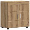 vidaXL Badezimmerschrank-Set TULUM Artisan-Eiche 60 x 34 x 63 cm