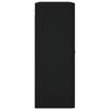vidaXL Wandschrank Schwarz 69,5x34x90 cm