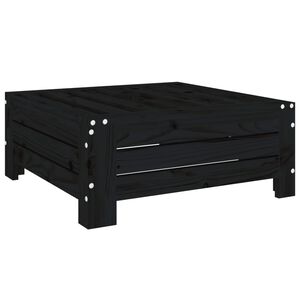 vidaXL Verkleidung f&uuml;r Sonnenschirmst&auml;nder Schwarz Massivholz Kiefer