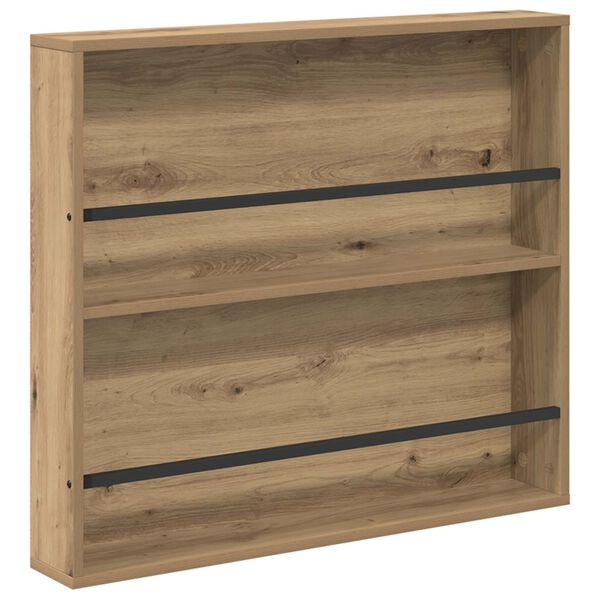 vidaXL Magazinregal Artisan-Eiche 80 x 12 x 70 cm Holzwerkstoff