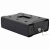 vidaXL Auto Safe mit Schloss Schwarz 22 x 16 x 7 cm Stahl