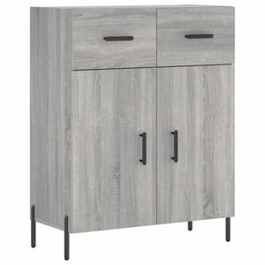 vidaXL Sideboard Grau Sonoma 69,5x34x90 cm Holzwerkstoff