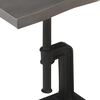 vidaXL Beistelltisch Grau 45x35x48 cm Massivholz Akazie Gusseisen