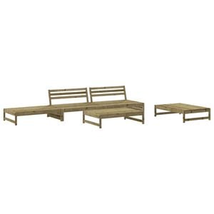 vidaXL 5-tlg. Garten-Lounge-Set Kiefernholz Impr&auml;gniert