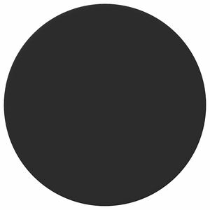 vidaXL Tischplatte Schwarz &Oslash; 70 x 1,5 cm Holzwerkstoff