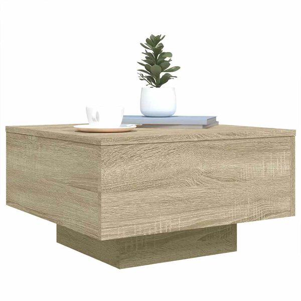vidaXL Couchtisch Sonoma-Eiche 55x55x31 cm Holzwerkstoff