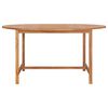vidaXL Gartentisch 150x76 cm Massivholz Teak