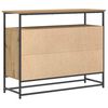 vidaXL Sideboard Artisan-Eiche 100 x 35 x 80 cm Holzwerkstoff