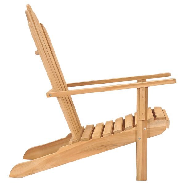 vidaXL Adirondack-Stuhl Massivholz Teak