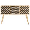 vidaXL Sideboard 118x35x75 cm Massivholz Mango