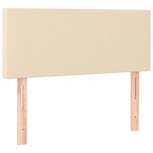 vidaXL Kopfteil Creme 80x5x78/88 cm Stoff