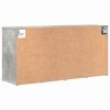 vidaXL Schuhschrank mit Regal Betongrau 103 x 30 x 51 cm Holzwerkstoff