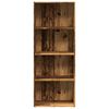 vidaXL B&uuml;cherregal Altholz-Optik 60x30x152 cm Holzwerkstoff
