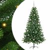 vidaXL Weihnachtsbaum mit 150 LEDs mit Ständer Grün 150 cm PE