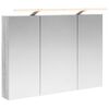 vidaXL Badezimmerspiegelschrank Sonoma-Grau 100 x 14,5 x 70 cm