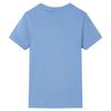 Kinder-T-Shirt Mittelblau 92