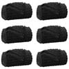 vidaXL Wohndecken 6 Stk. Schwarz 150 x 130 cm 2.75 Fleece