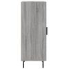 vidaXL Sideboard Grau Sonoma 34,5x34x90 cm Holzwerkstoff