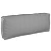 vidaXL Kissen Oxford-Stoff Grau 120 x 40 x 12 cm