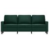 vidaXL 3-Sitzer-Sofa Dunkelgr&uuml;n 180 cm Samt