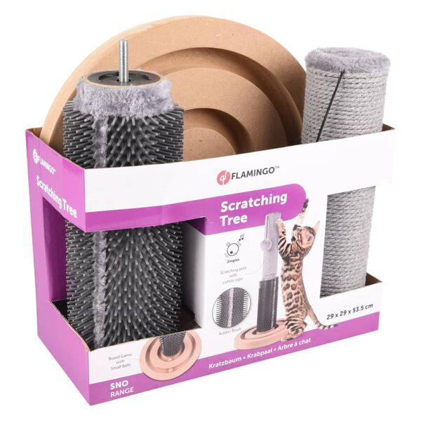 FLAMINGO Kratzbaum Ayla 29x29x53,5 cm Grau