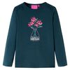vidaXL Kinder-Langarmshirt Dunkelgr&uuml;n 116