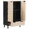 vidaXL Highboard mit T&uuml;r Wei&szlig;e gewaschene Oberfl&auml;che 60 x 33 x 100 cm