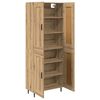 vidaXL Highboard 2 stk. Artisan-Eiche 69,5 x 34 x 180 cm Holzwerkstoff