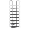 vidaXL Schuhregal 8-st&ouml;ckig Schwarz 44x28x145 cm Vliesstoff
