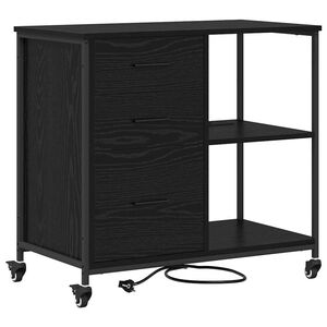 vidaXL Schrank mit Ladestation 76 x 41 x 72 cm Holzwerkstoff
