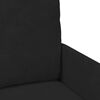vidaXL Sofas mit Kissen 110cm Schwarz Sperrholz