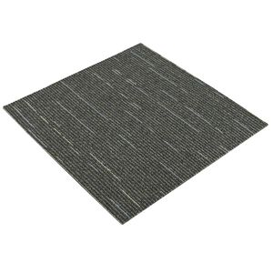 vidaXL Teppichfliese Gestreift Hellgr&uuml;n 50 x 50 cm 4 pcs