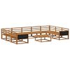 vidaXL Outdoor-Sofagarnitur 10 pcs Natur Massivholz Akazie