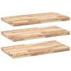 vidaXL Schweberegale 3 Stk. 60x40x4 cm Massivholz Akazie Unbehandelt