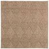 vidaXL Innen- und Au&szlig;enteppich AGIRA Natur 120 x 120 cm Polyester