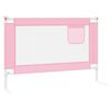 vidaXL Kleinkind-Bettschutzgitter Rosa 100x25 cm Stoff