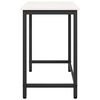 vidaXL Tisch Wei&szlig; 80 x 50 x 77 cm Ingenieure Holz und Stahl