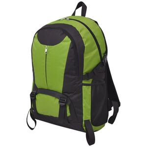 vidaXL Wanderrucksack 40 L Schwarz und Gr&uuml;n