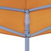 vidaXL Partyzelt-Dach 3x3 m Orange 270 g/m²