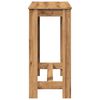 vidaXL Bartisch Artisan-Eiche 102x50x103,5 cm Holzwerkstoff